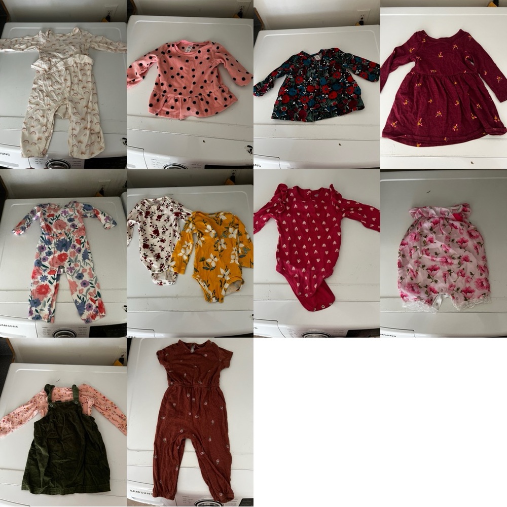6 dollars for Everything- Assorted Baby Girl Clothing Set 18 Months
